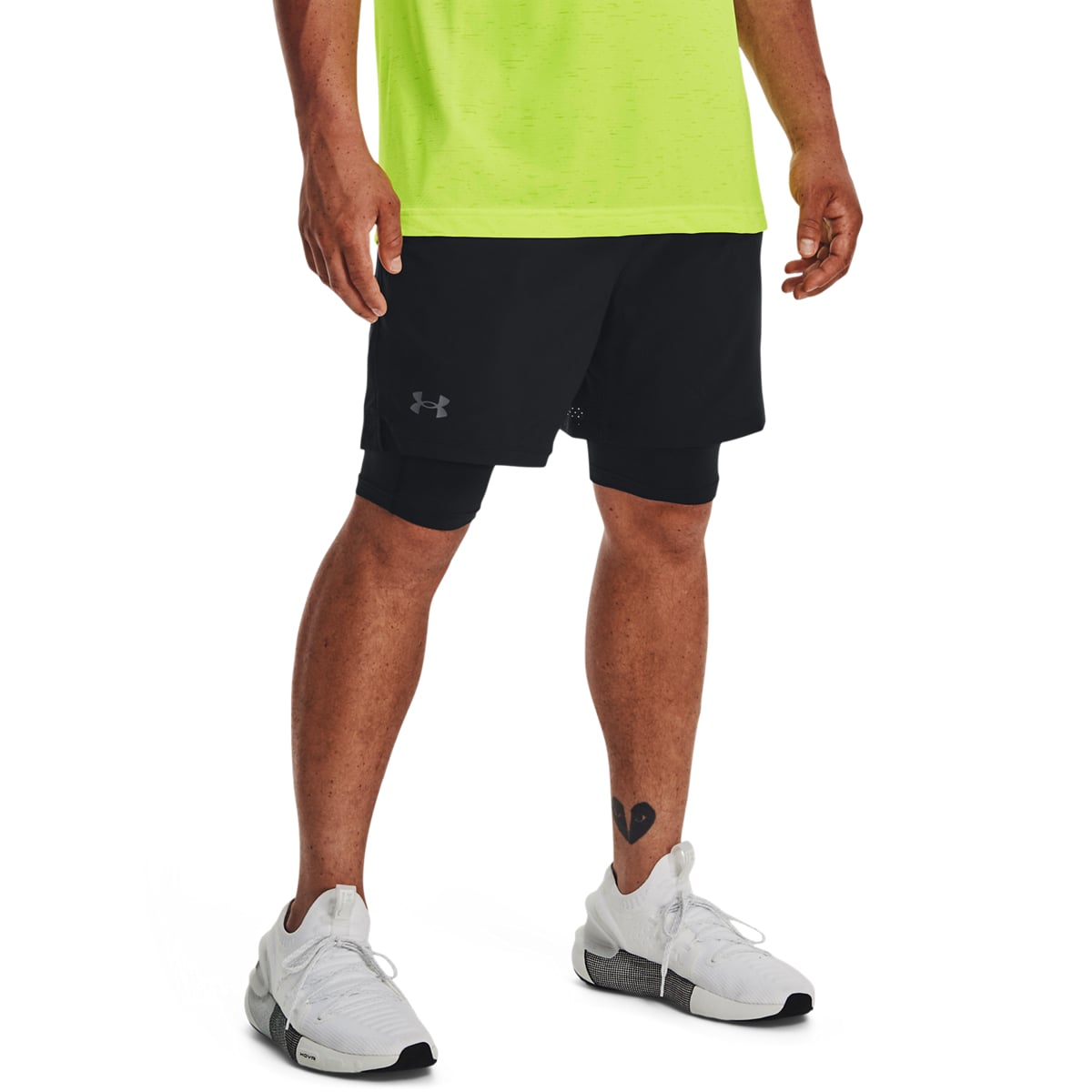 Vanish Woven 2-i-1 Shorts Svart