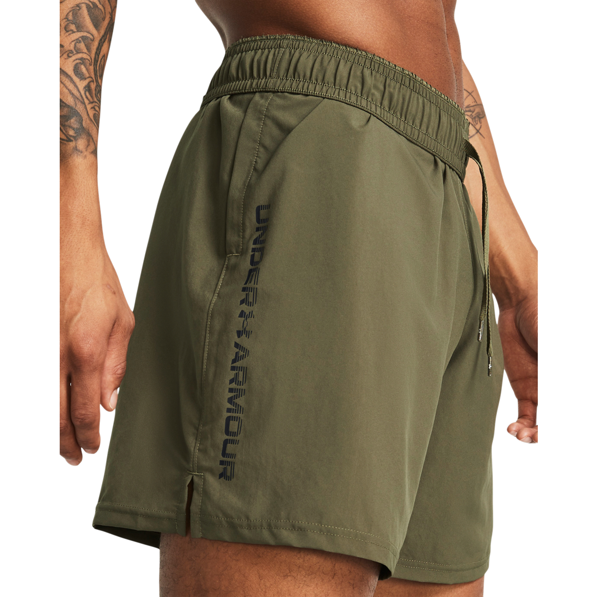 Woven Wdmk Shorts M&oslash;rk Gr&oslash;nn