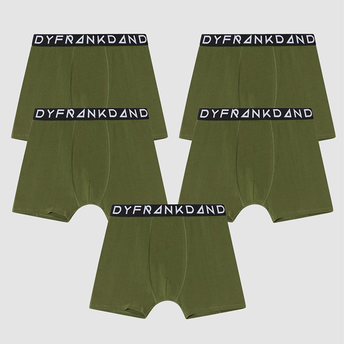 Boxershorts 5 pack Gr&oslash;nn