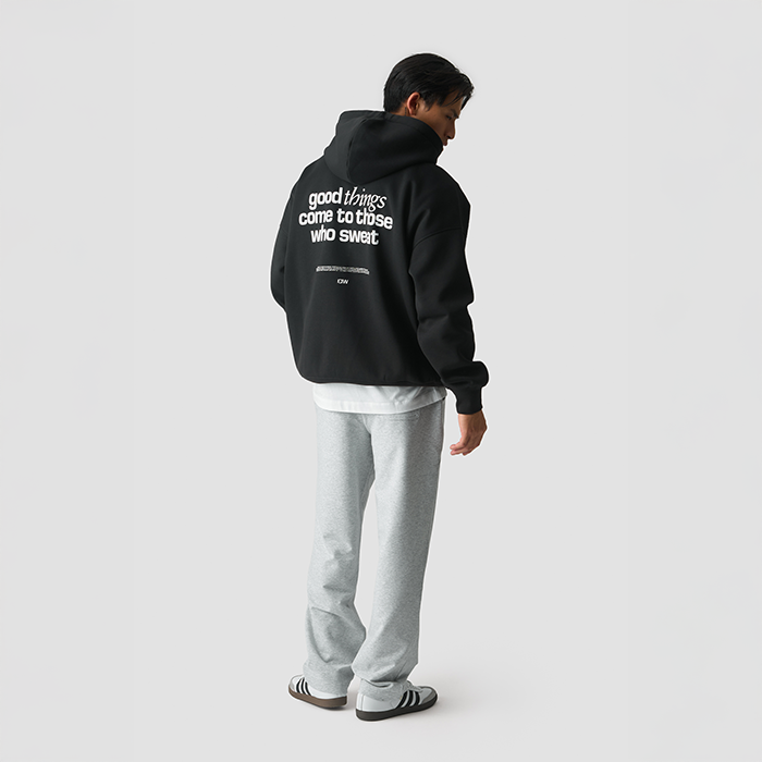 Everyday Relaxed Hettegenser Print Svart