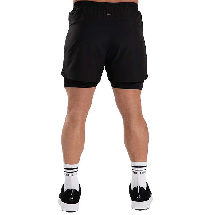 Cortez 2-i-1 Shorts, Black