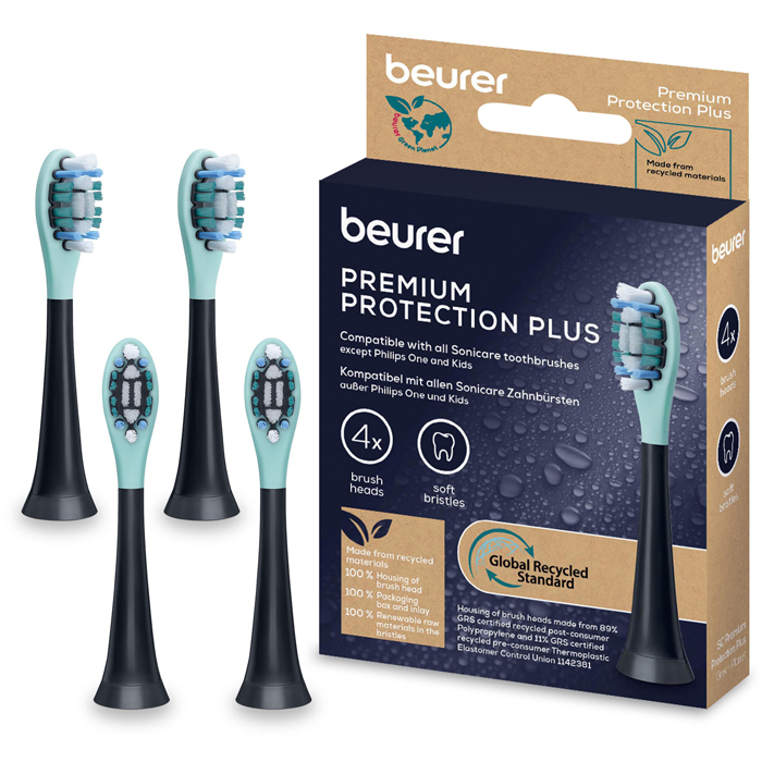 SC Protection Plus B&oslash;rstehoder 4-pakning