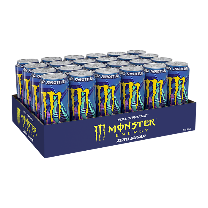 24 x Monster Energy 50 cl Zero Sugar Full Throttle Zero Sugar