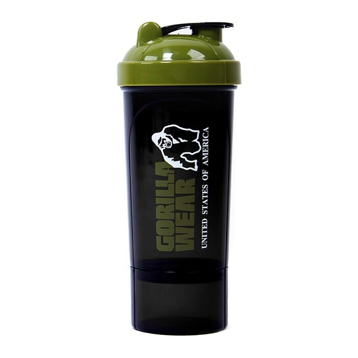 Shaker Compact Svart/Gr&oslash;nn 400 ml + 100 ml