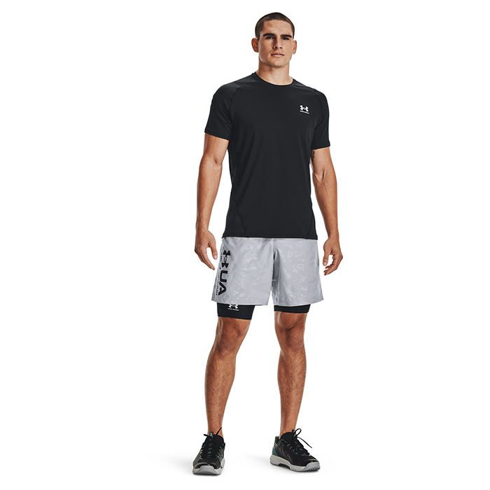 UA HG Armour Long Shorts, Black
