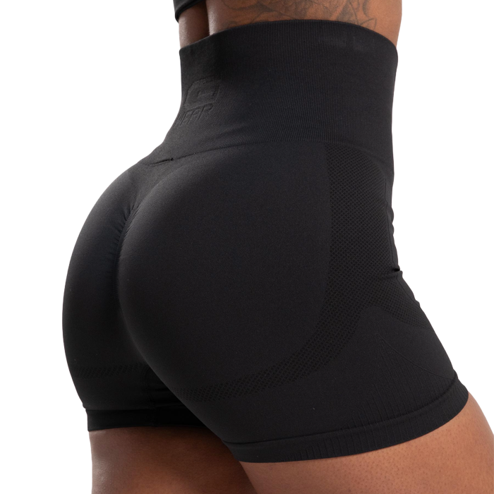 Olivia Seamless Shorts, Black