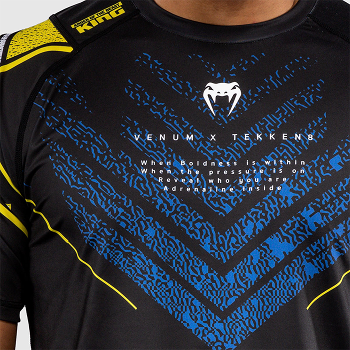 Venum x TEKKEN 8 Dry-Tech T-skjorte King Svart Gul