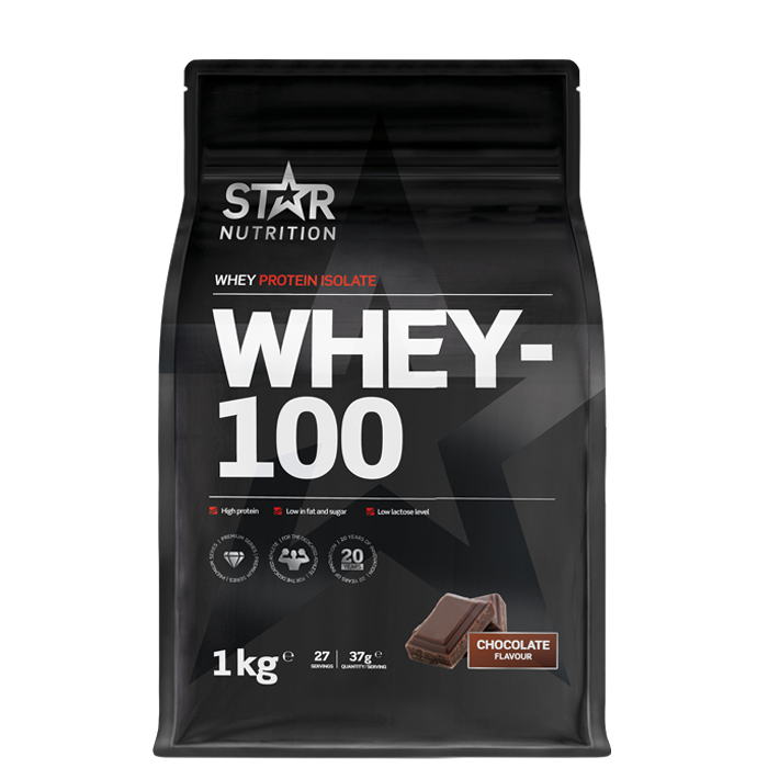 Whey-100 Myseprotein 1 kg choklad