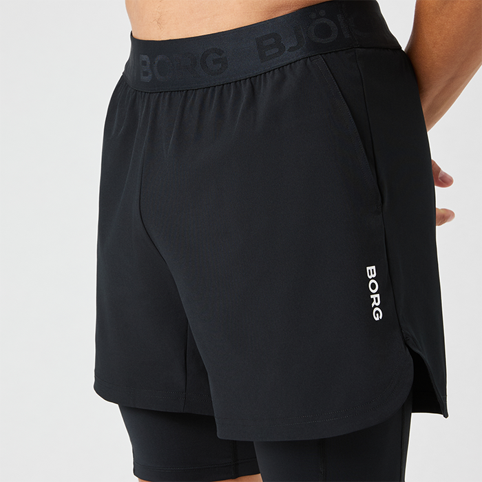 Borg 2 in 1 Shorts Svart