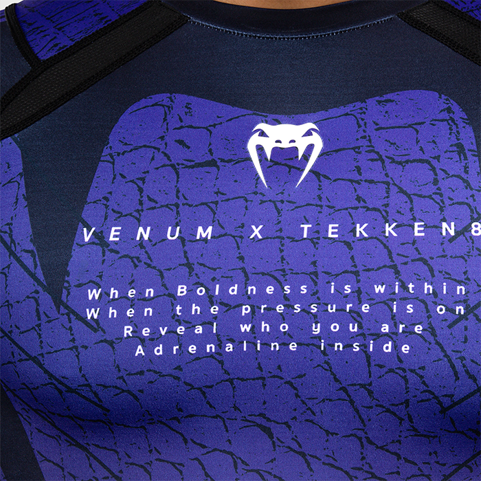 Venum x TEKKEN 8 Langermet Rashguard Kazuya Svart Lilla