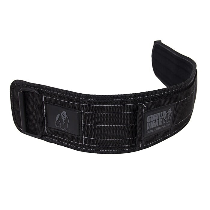4 Inch L&oslash;ftebelte Nylon Svart