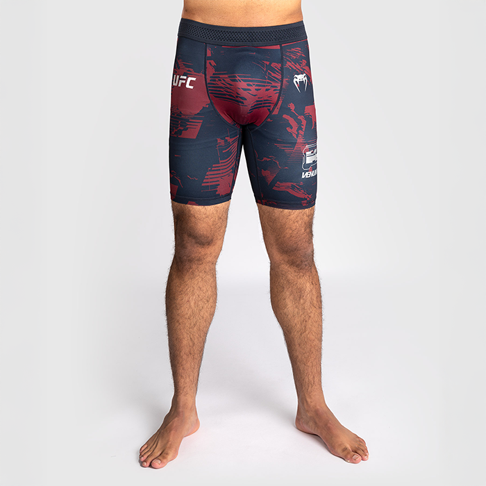 UFC Zenith by Venum Fight Week Vale Tudo Shorts Bl&aring; R&oslash;d Gr&aring;