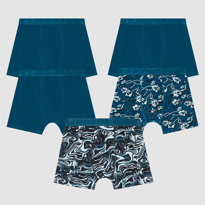Boxershorts 5 pack Bl&aring;