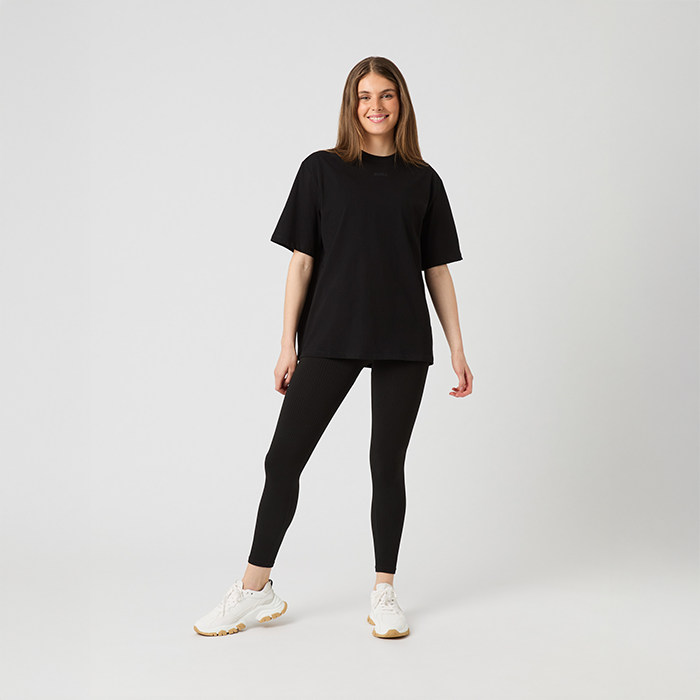 Oversized T-skjorte Svart