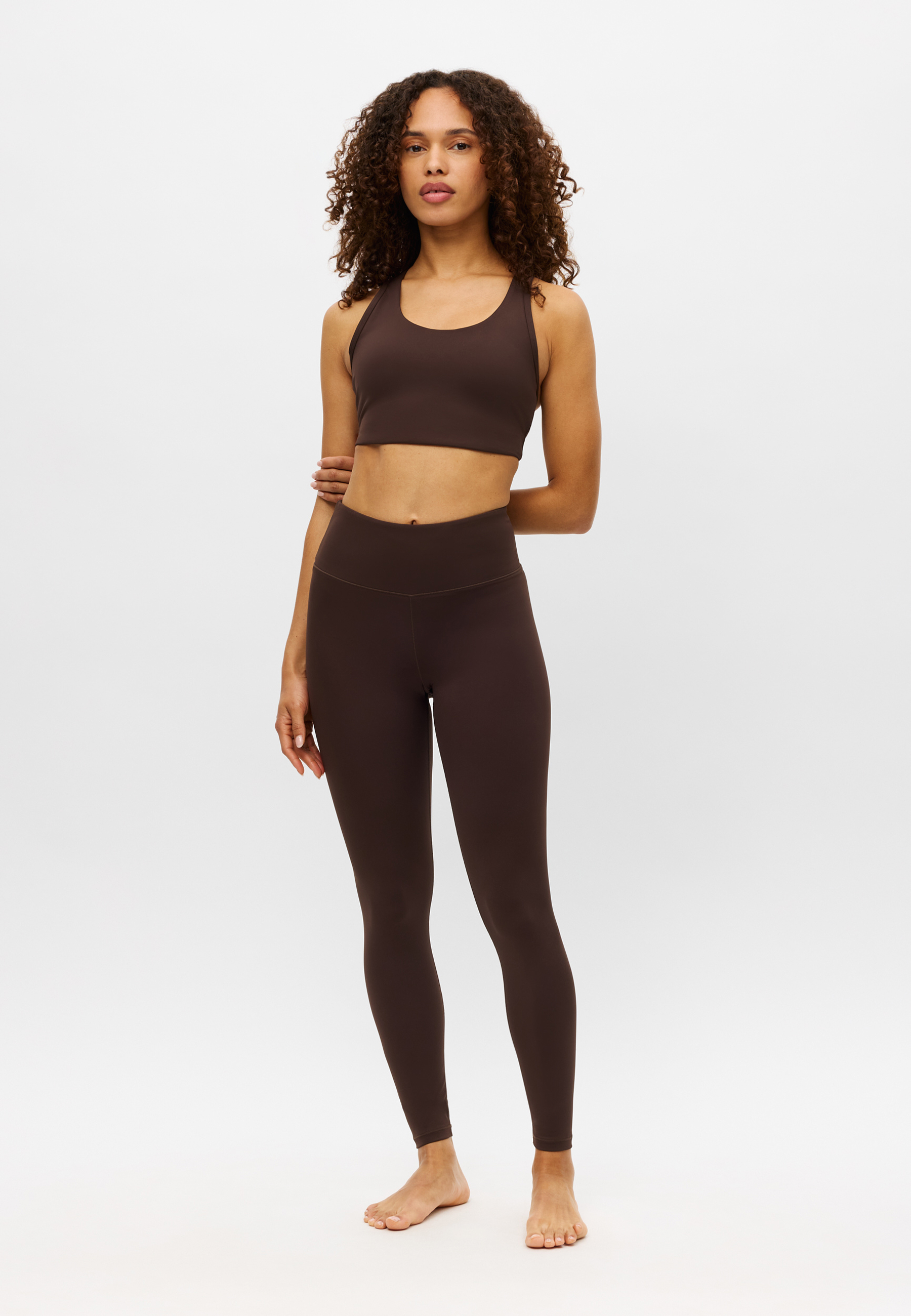 Legacy High Waist Tights Brun