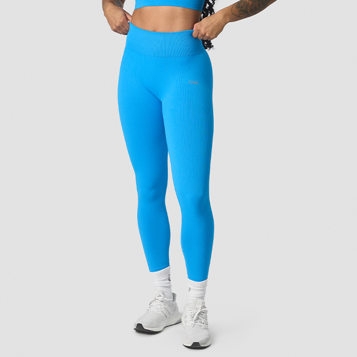 Ribbet Define Seamless Tights, Azure Blue