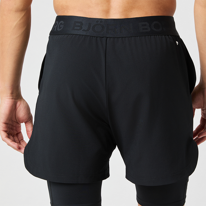 Borg 2 in 1 Shorts Svart