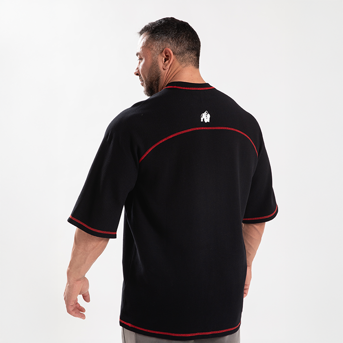 Finley Oversized T-skjorte Svart R&oslash;d