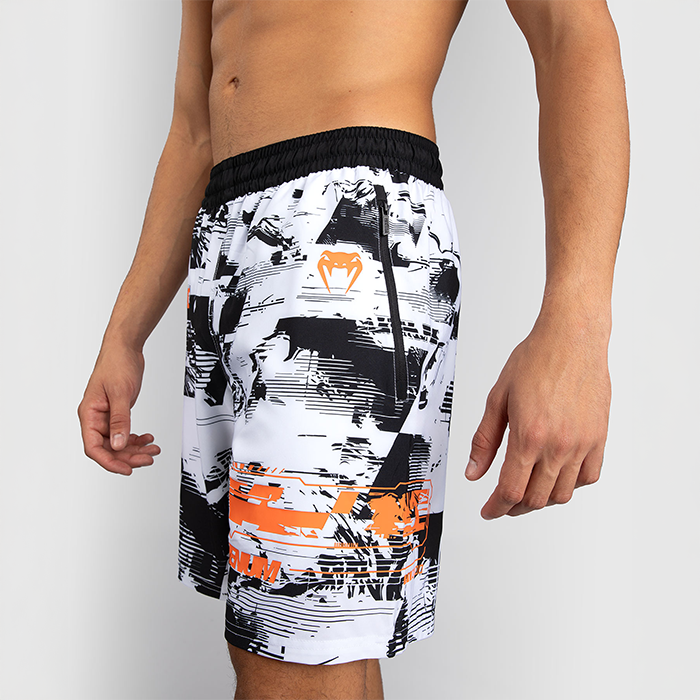 UFC Zenith by Venum Fight Week Treningsshorts Svart Hvit Oransje