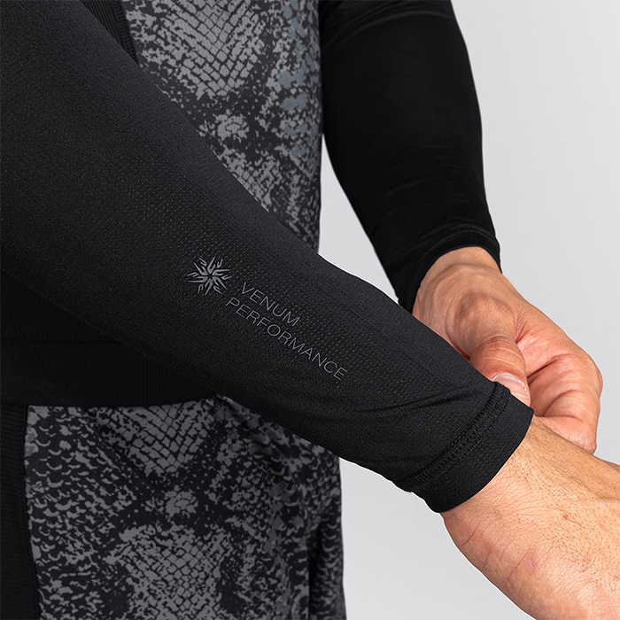Venum G-Fit Scales Rashguard Svart Gr&aring;