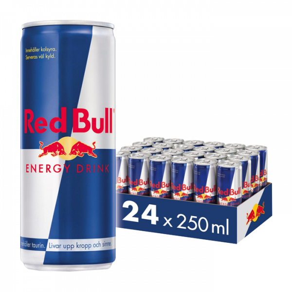 24 x Red Bull Energidrikk 250 ml Original Orginal