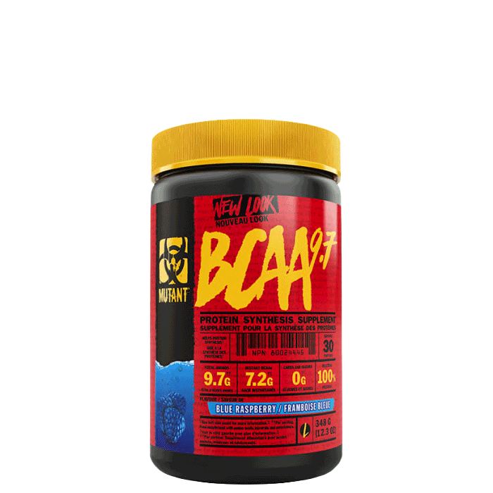 BCAA 9,7 pulver 30 porsjoner  Blue Raspberry