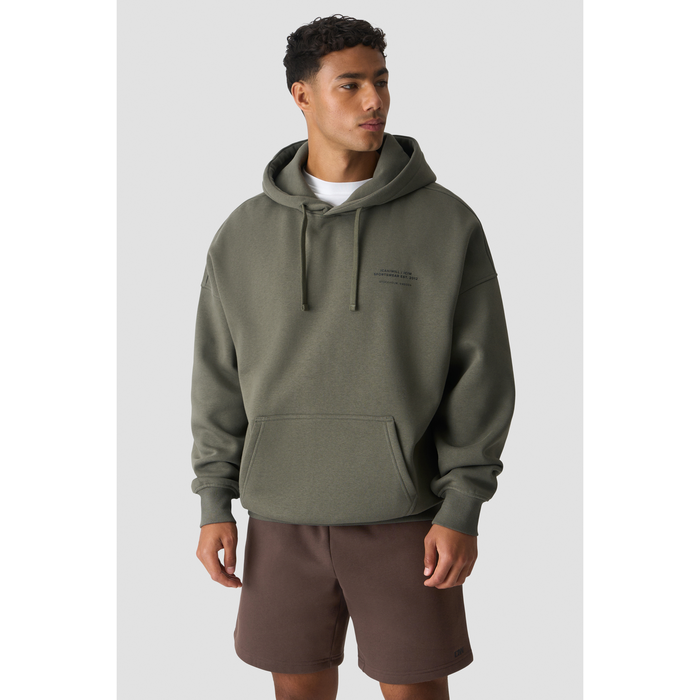 Everyday Relaxed Hoodie Gr&oslash;nn