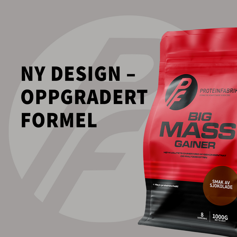 Big Mass Gainer, 1000 g jordbaer