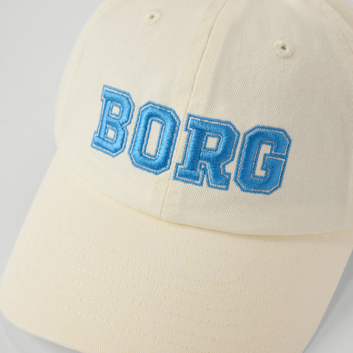 Borg Washed Bold Logo Caps Offwhite