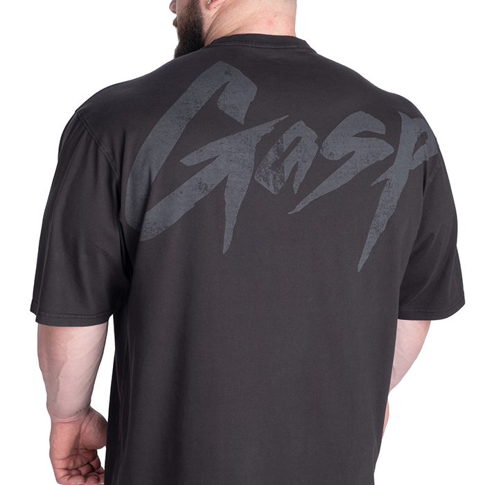 Washed T-skjorte Svart