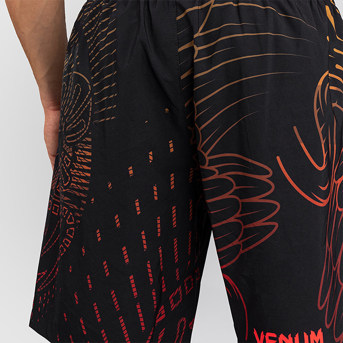 Venum Quetzal Fury Treningsshorts Svart R&oslash;d Oransje