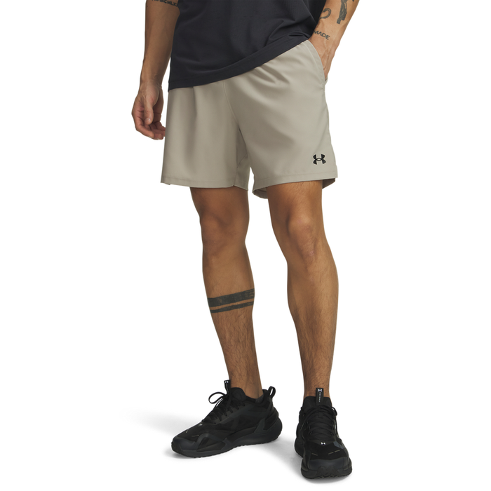 UA Vanish Wven Short 2.0 6in Timberwolf Taupe