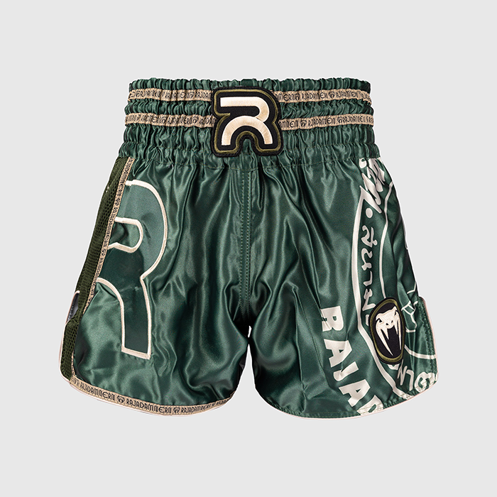 Venum Rajadamnern Muay Thai Shorts Gr&oslash;nn