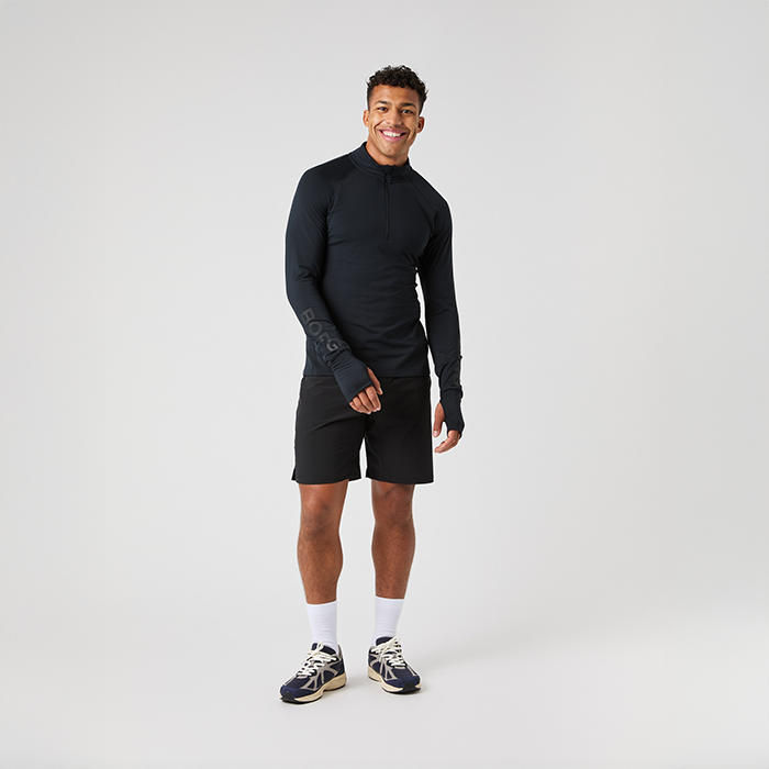 Midlayer Half‑Zip Svart