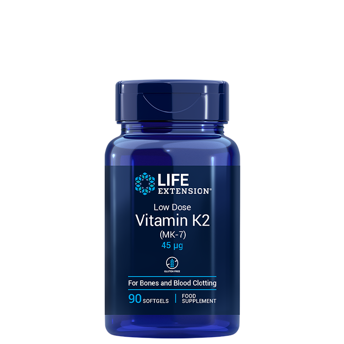 Vitamin K2, 90 softgels Life Extension