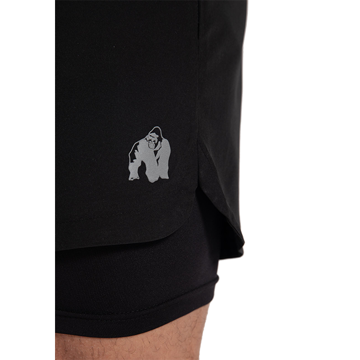 Cortez 2-i-1 Shorts, Black