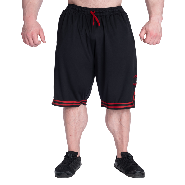 Basketshorts Svart R&ouml;d