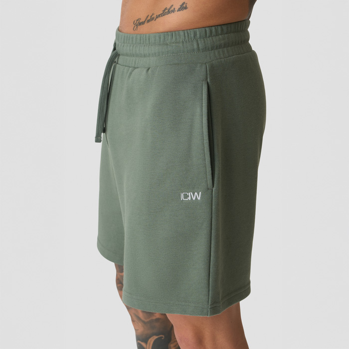 Everyday Sweatshorts Gr&oslash;nn