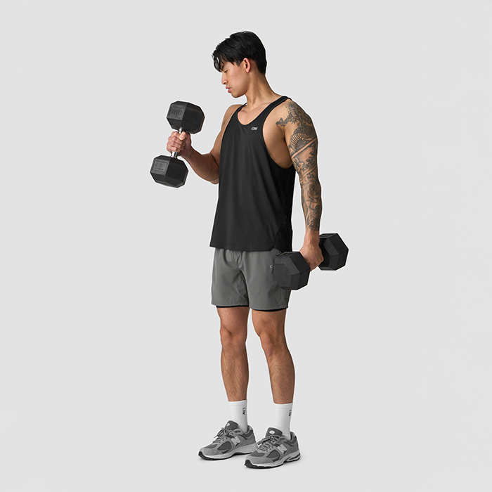Stride Stringer Singlet Svart