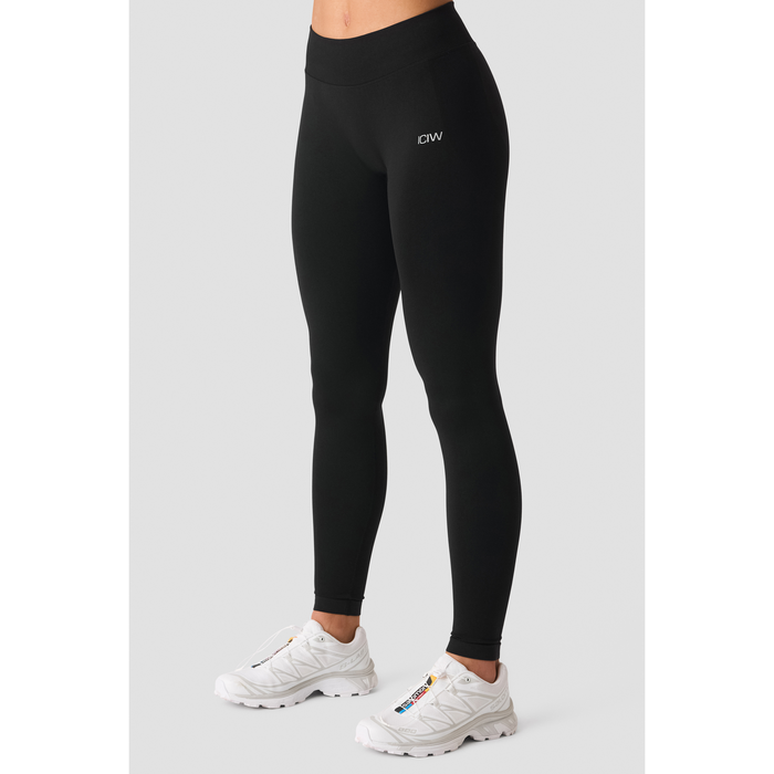Smooth Seamless Tights V form Svart