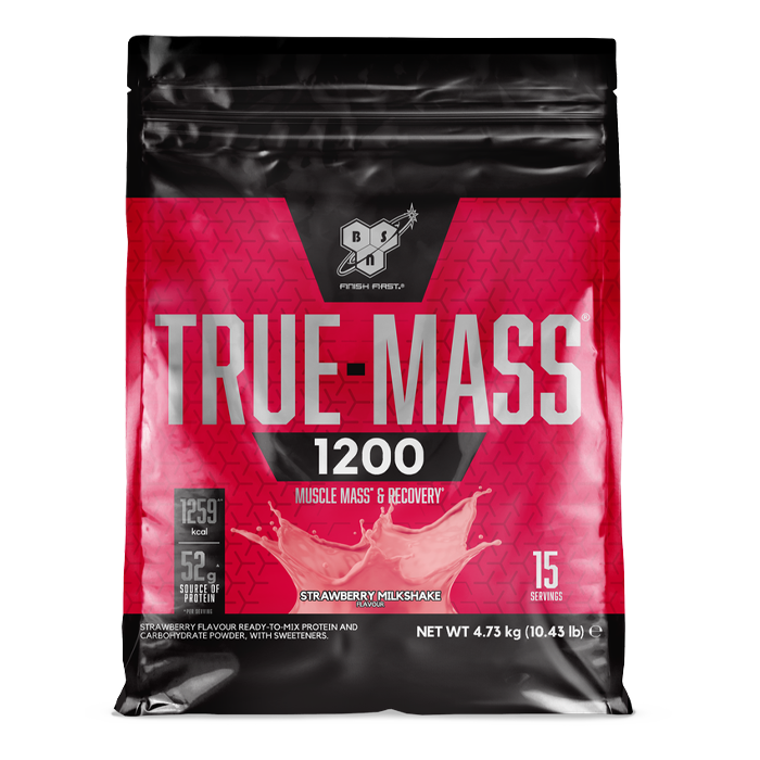 True Mass 1200 Gainer 15 porsjoner strawberry