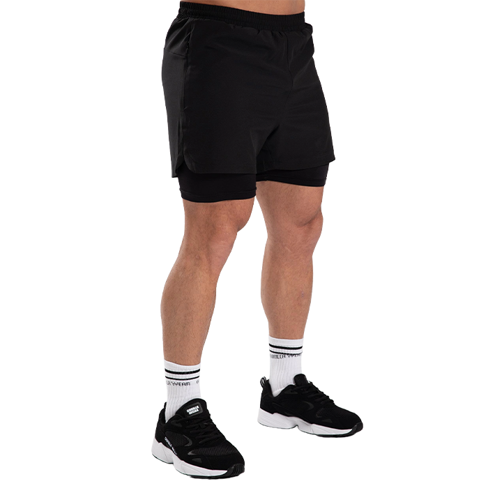 Cortez 2-i-1 Shorts, Black