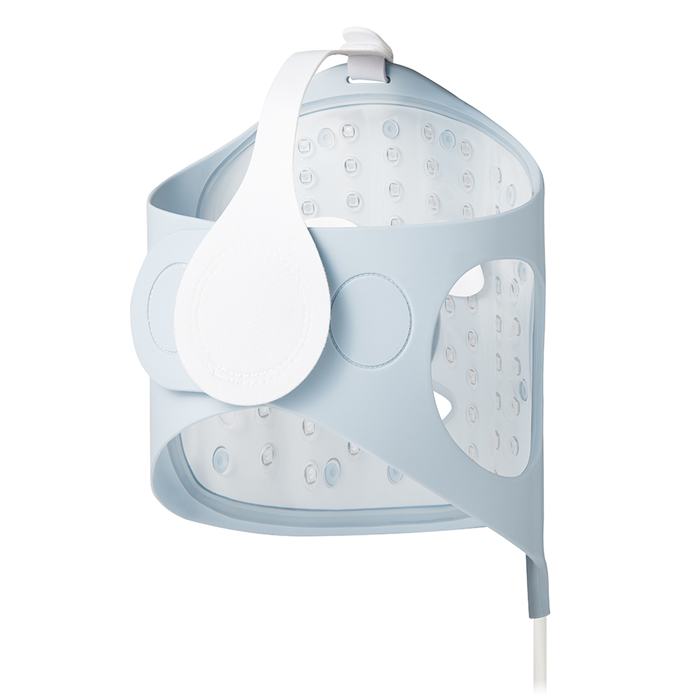 Glow LED Ansiktsmaske Bl&aring;