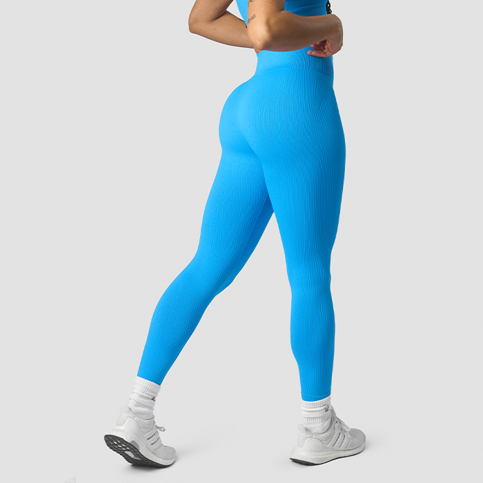 Ribbet Define Seamless Tights, Azure Blue
