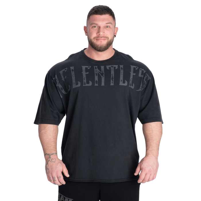 Relentless T‑skjorte Svart Vasket
