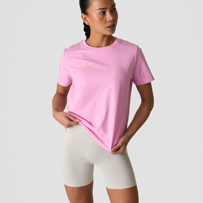 Everyday Bomulls T‑skjorte Rosa