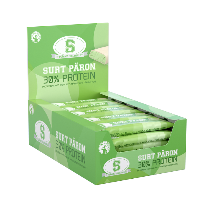 20 x S-M&auml;rke Proteinbar 35 g surt_pron