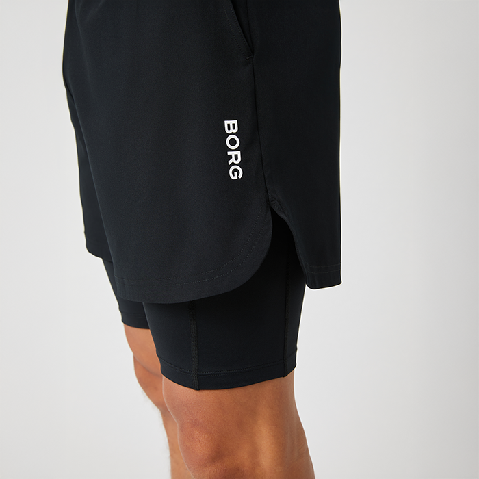 Borg 2 in 1 Shorts Svart