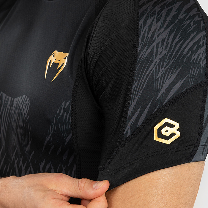 Venum X Chimaev Wild Borz Rashguard Kortermet Svart Gr&aring;