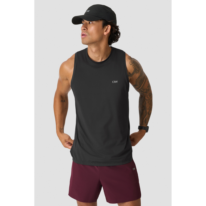 Mirage Cardio Singlet M&oslash;rk Gr&aring;